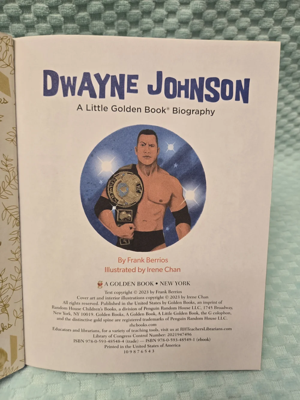 Dwayne Johnson A Little Golden Book Biography